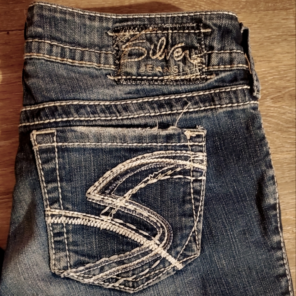 Silver Suki 17" Bootcut Jeans lowrise 29x32